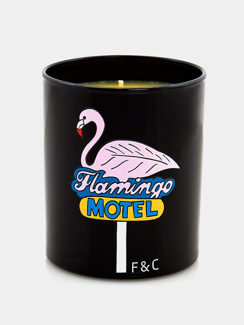 F&C FLAMINGO CANDLE